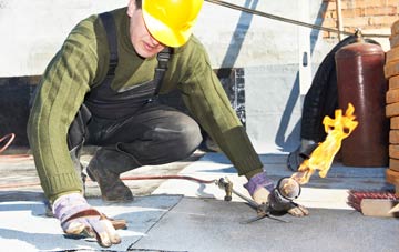 Acton Place flat roof construction